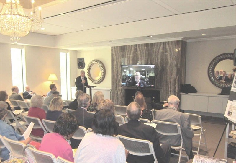 NPC audience enjoys program on Moldova orphans and on the University of the Riches of God’s Grace in Chisinau, Moldova.