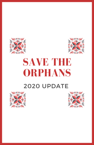 Save the Orphans 2020 update